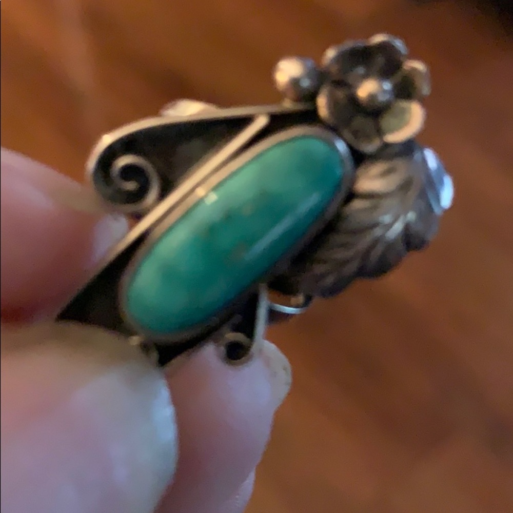 Navajo ring High Grade Turquiose EUC - Picture 3 of 3